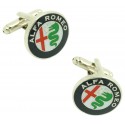 Manschettenknöpfe mit Alfa Romeo Logo