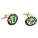 Gemelos para camisa logo Alfa Romeo