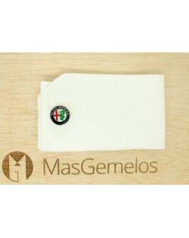 Gemelli per camicia con logo Alfa Romeo