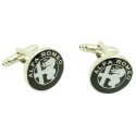 Cufflinks Alfa Romeo - black