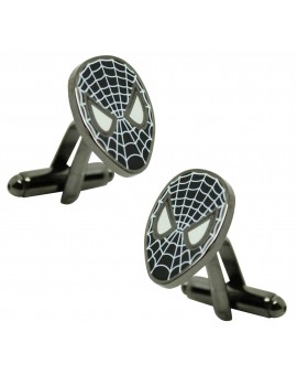 Gemelos para camisa Spider-Man negro