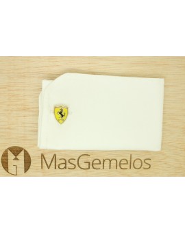 Abotoaduras de camisa com insígnia Ferrari