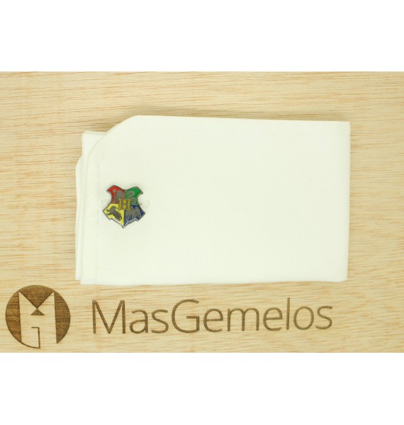 Gemelos para camisa emblemas Hogwarts - harry potter