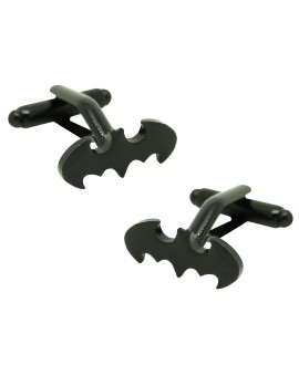 Gemelos para camisa batman murciélago negro