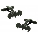 Gemelos para camisa batman murciélago negro