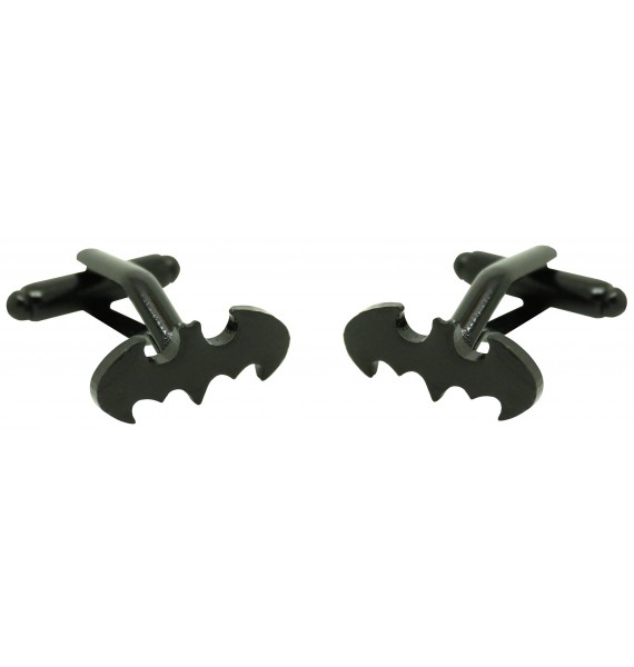 Boutons de manchette pour la chemise batman la chauve-souris noire