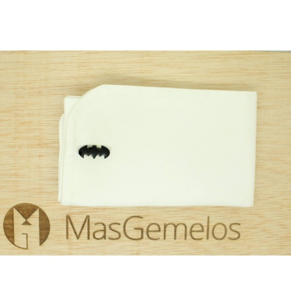 Boutons de manchette pour la chemise batman la chauve-souris noire