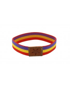 Pulsera con estrella republicana elástica