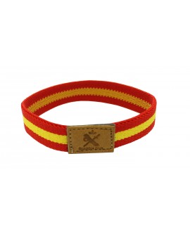 Bracelet with elastic Spain flag Civil Guard