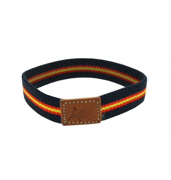 Pulsera con bandera España azul elástica - Toro