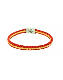 Spain flag bracelet with clasp