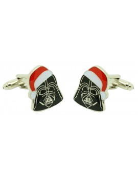Abotoaduras Darth Vader Santa Claus