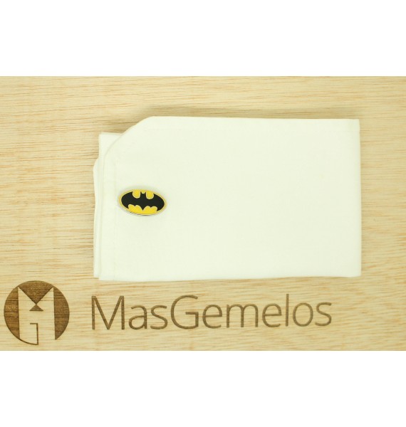 Yellow Batman Shield Cufflinks