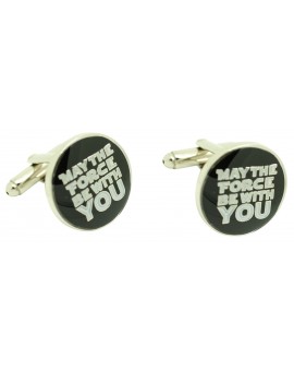 Gemelos para camisa MAY THE FORCE BE WITH YOU
