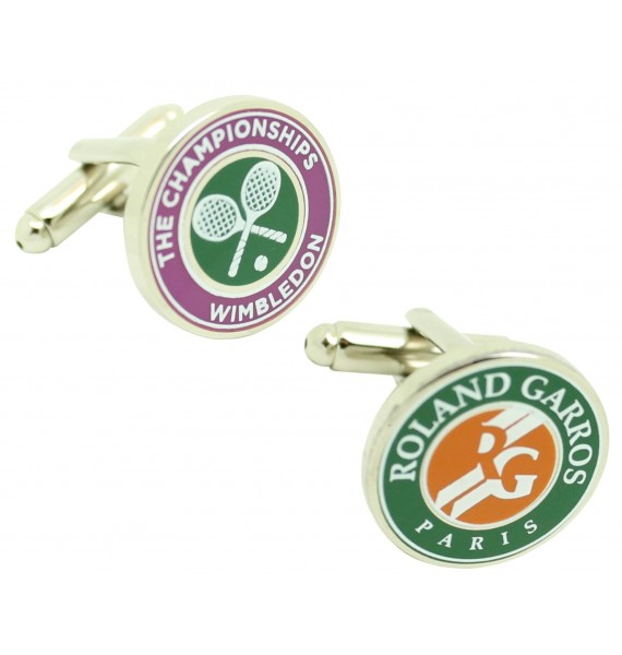 Gemelos para camisa Torneo Roland Garros & Wimbledon