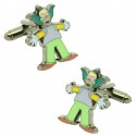 Gemelos para camisa Krusty el payaso Simpson