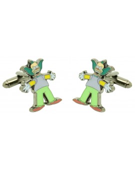 Gemelli per la camicia Krusty il clown Simpson