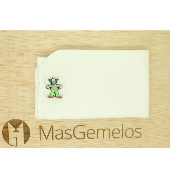 Boutons de Manchette Krusty le Clown Simpson Chemise