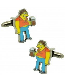 Gemelos para camisa Barney Gumble de Simpson