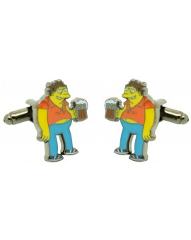 Gemelos para camisa Barney Gumble de Simpson 2