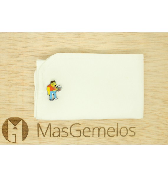 Cufflinks Barney Gumble of Simpson