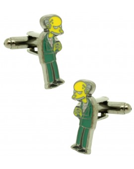 Gemelos para camisa Montgomery Burns de Simpson