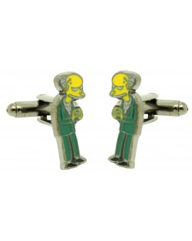 Gemelos para camisa Montgomery Burns de Simpson 2