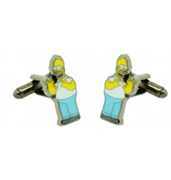 Abotoaduras de camisa Homer Simpson