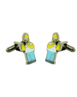 Abotoaduras de camisa Homer Simpson