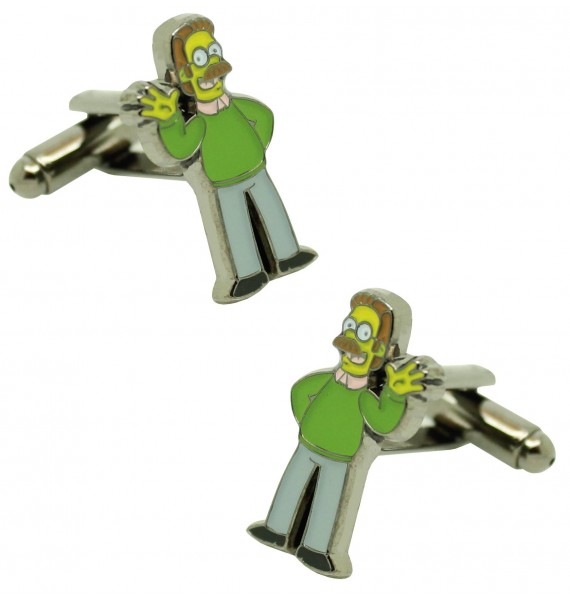 Gemelos para camisa Ned Flanders de Simpson