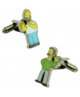 cufflinks Homer Simpson and Ned Flanders