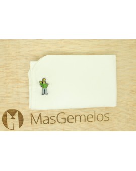 Boutons de manchette de chemise Homer Simpson et Ned Flanders