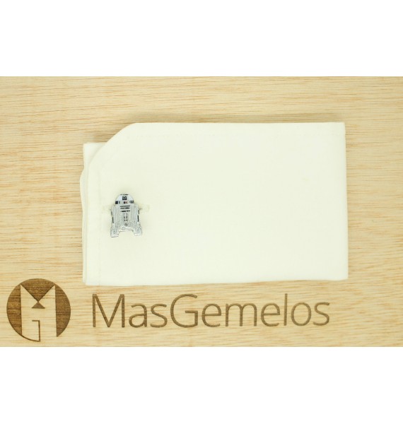 Gemelli per camicia di Star Wars placcati R2D2