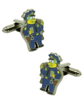 Gemelos para camisa Jefe de policia Wiggum Simpson