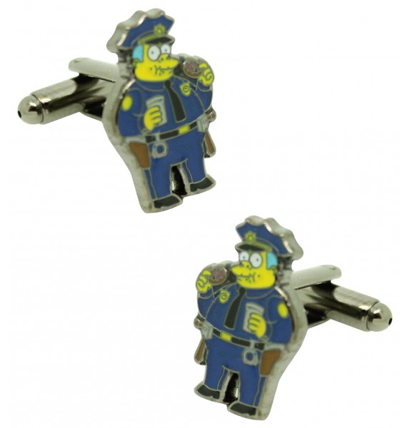 Gemelos para camisa Jefe de policia Wiggum Simpson