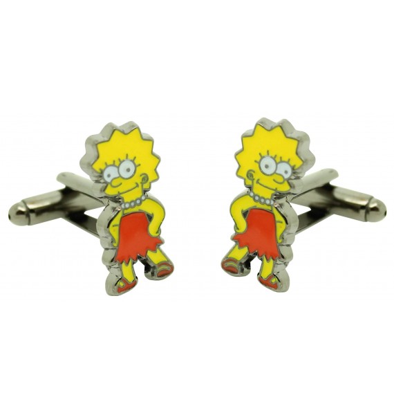Gemelos para camisa Lisa Simpson