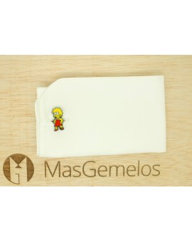 Gemelos para camisa Lisa Simpson