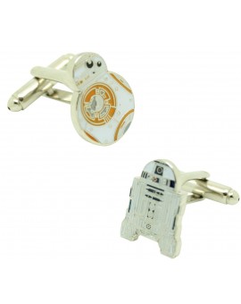 Gemelli per camicia Star Wars R2D2 e BB-8