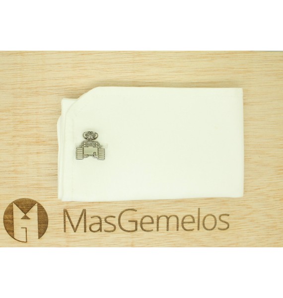 Gemelos para camisa WALL-E silver