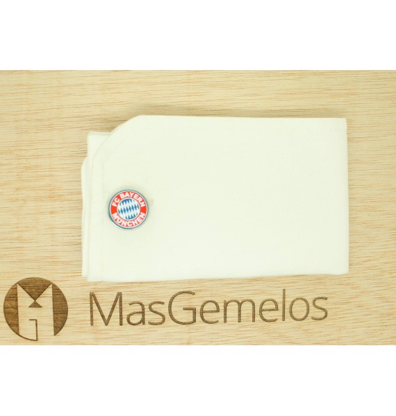 Abotoaduras da camisa do time FC BAYERN DE MUNICH