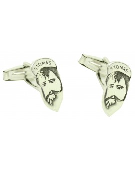 Custom-made cufflinks St. Thomas 925 sterling silver 2
