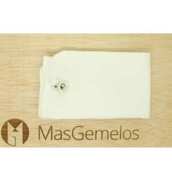 Gemelos para camisa personalizados Iniciales desplazadas JC Plata 925