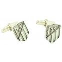 Gemelli per camicia in argento sterling dell'Atlético Madrid