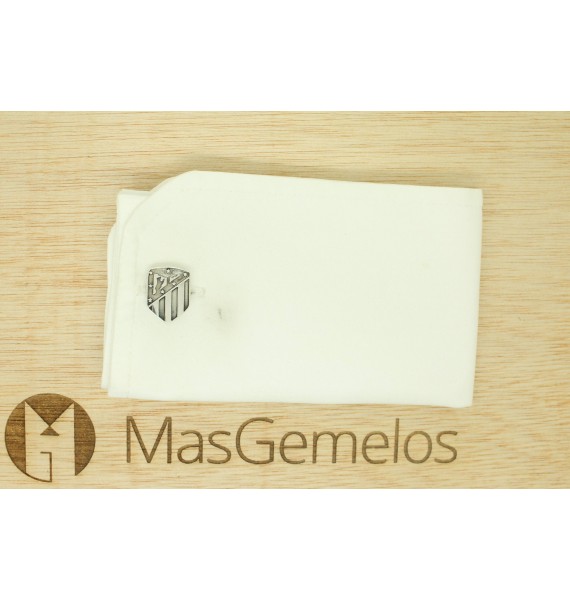 Boutons de manchette pour le maillot Argent de Loi Atlético Madrid