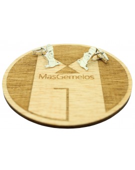 Personalized winnie de pooh shirt cufflinks Silver 925 2