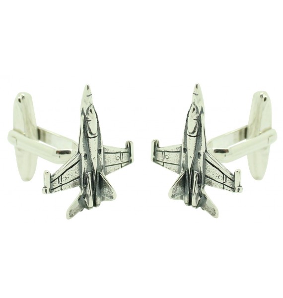 Boutons de manchette F-18 Fighter Fighter Shirt  sterling 925 PREMIUM