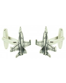 Boutons de manchette F-18 Fighter Fighter Shirt  sterling 925 PREMIUM
