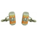 Gemelos para camisa Cerveza Duff Los Simpsons