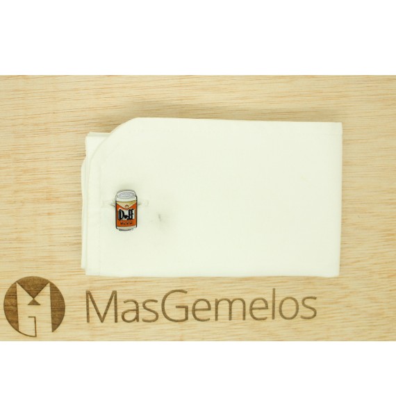 Boutons de manchette bière Duff Les Simpsons