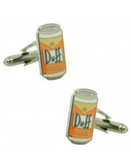 Abotoaduras de camisa Cerveja Duff Os Simpsons
